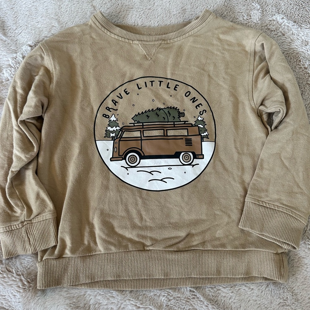 Brave Little Ones Sweater- Size 2/3T